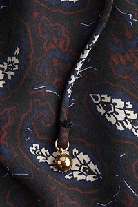 Oversized Tie-Belt Dress