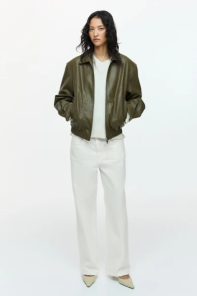 Jean classique aux jambes larges