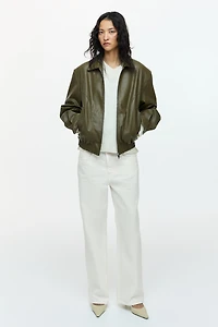 Jean classique aux jambes larges