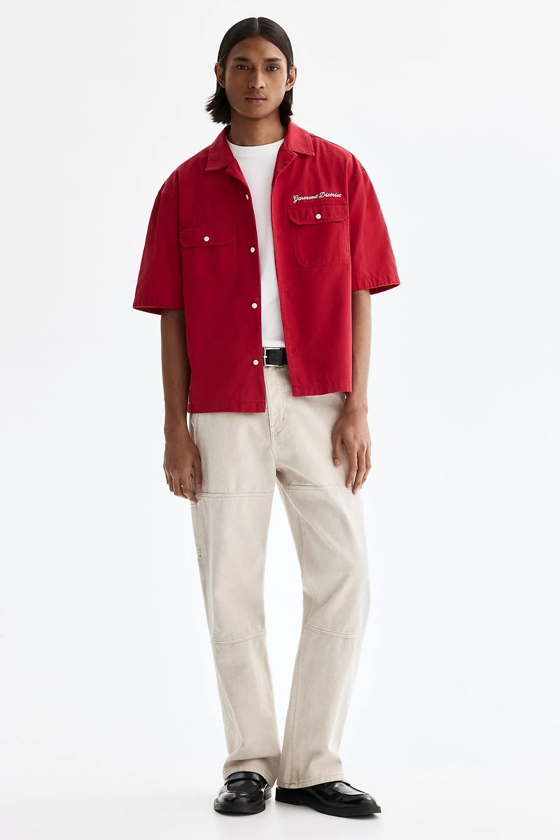 Relaxed-Fit Short-Sleeved Utility Shirt