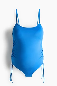MAMA Padded-Cup High-Leg Swimsuit