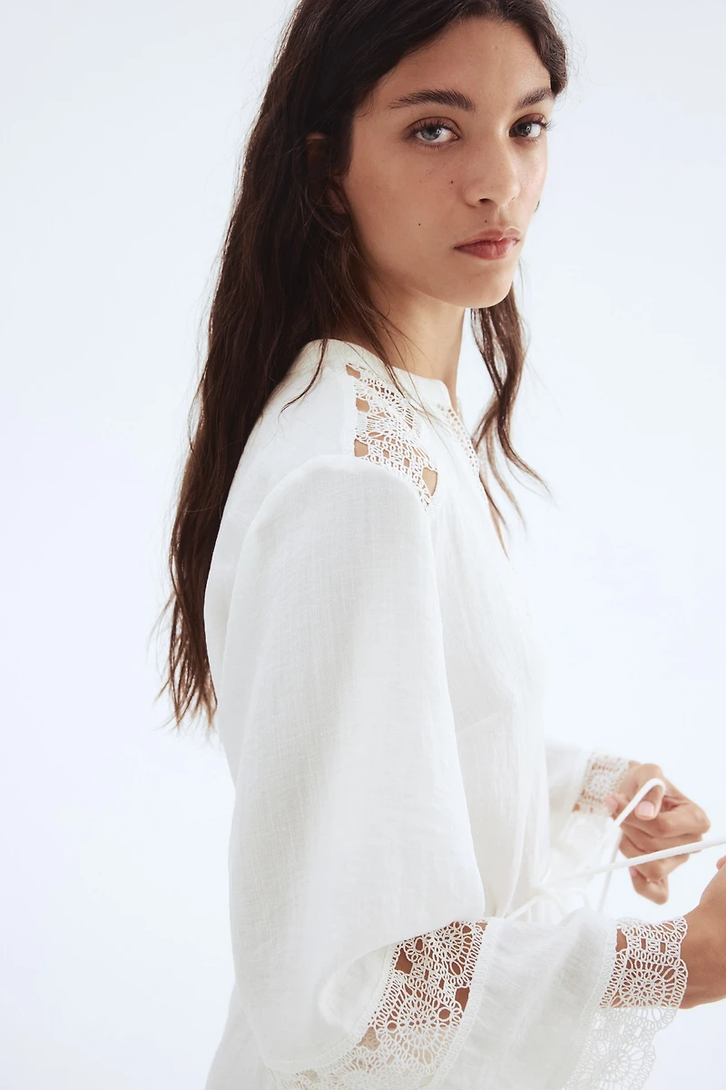 Embroidered-Detail Dress