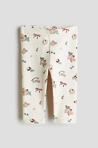 Legging imprimé avec intérieur brossé