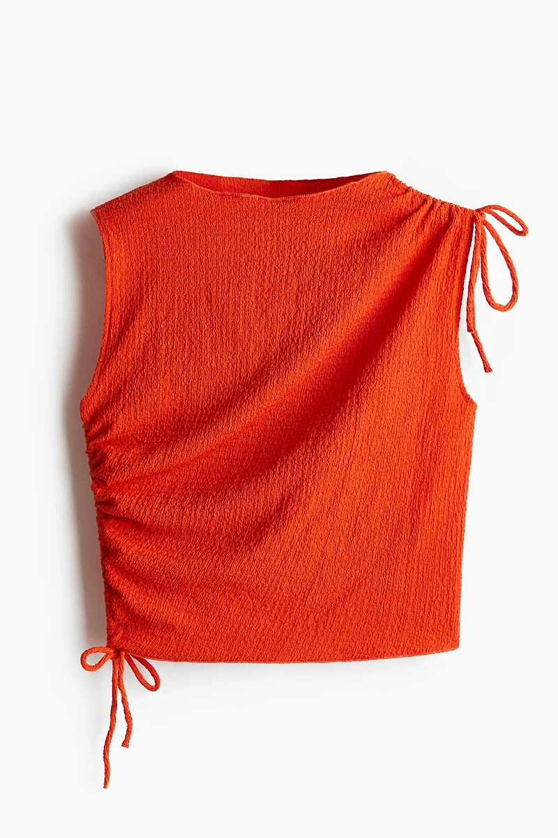 Drawstring-Detail Top