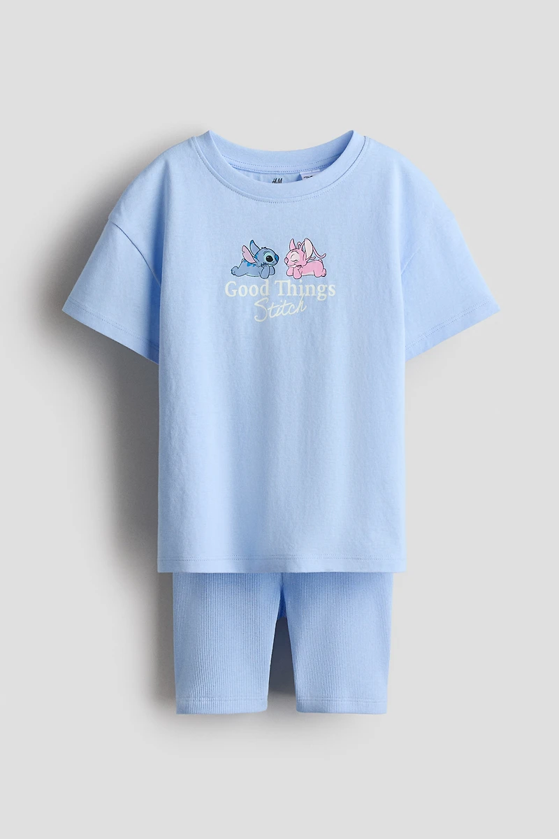2-Piece Printed Cotton Set