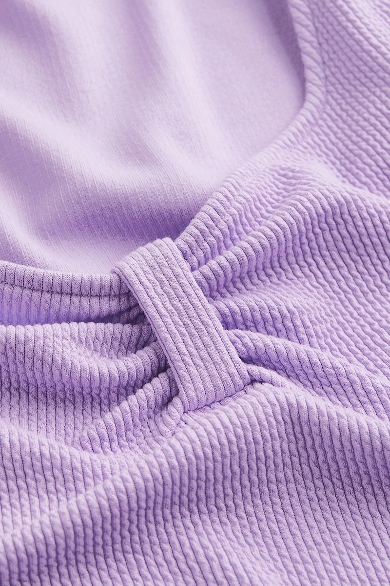 Ribbed Jersey Bodysuit