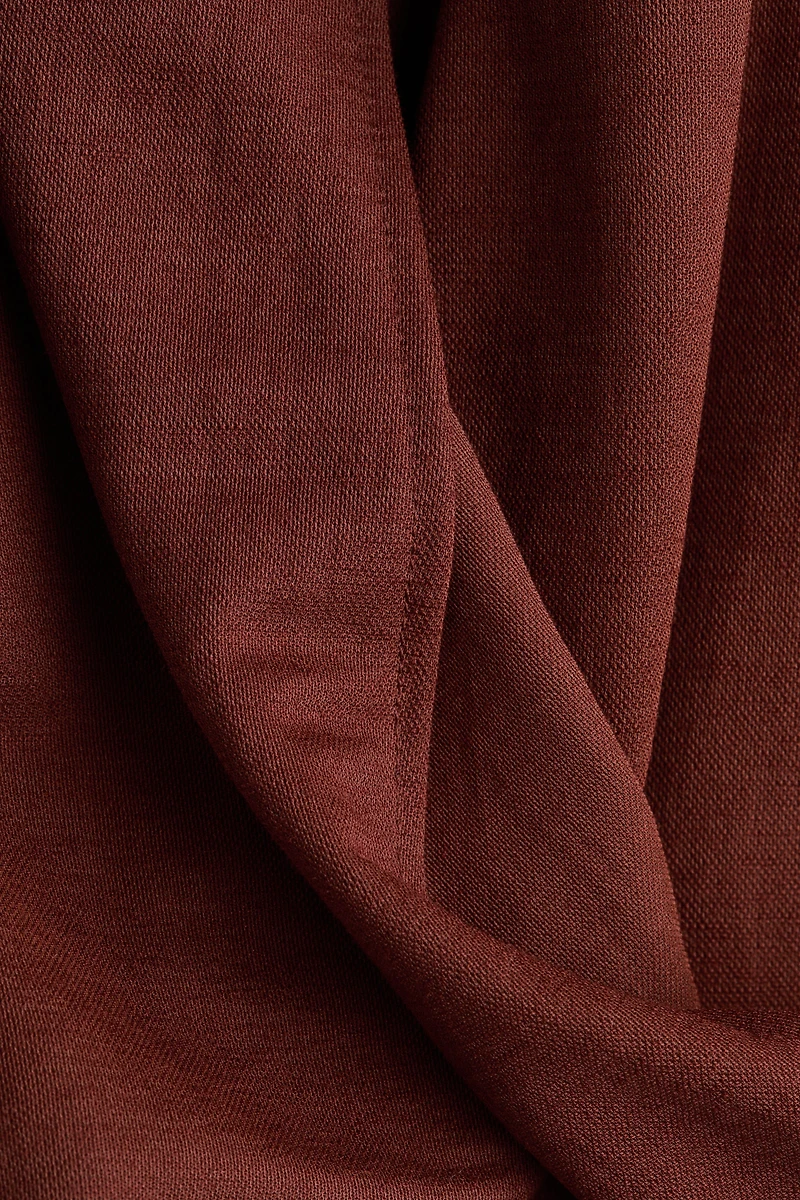 Shawl-Collar Wrap Top