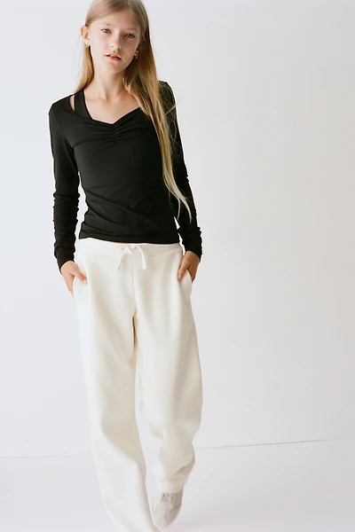 Pantalon de jogging ample à jambes larges