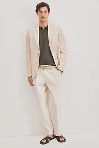 Regular-Fit Fine-Knit Polo Shirt