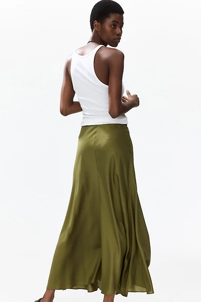 Satin Maxi Skirt