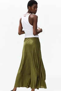 Satin Maxi Skirt
