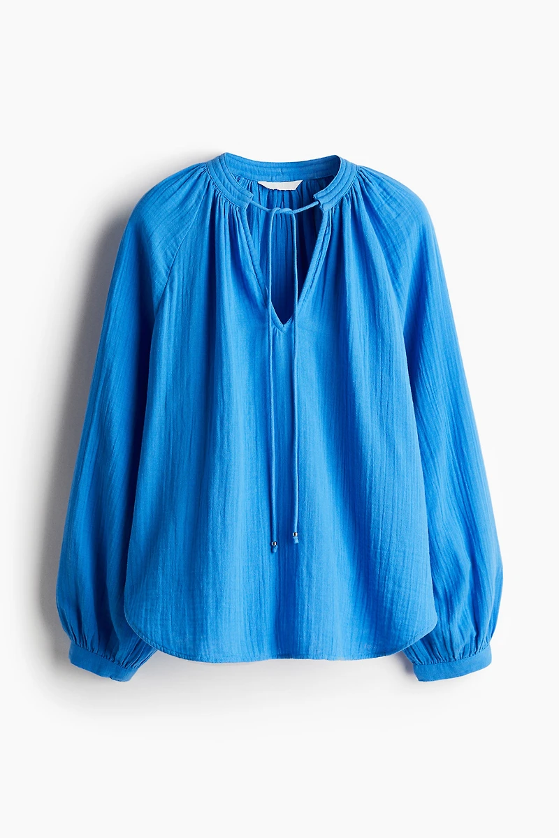 Blouse en mousseline