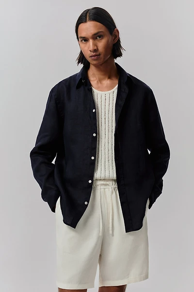Regular-Fit Linen Shirt