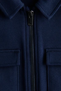 Veste-chemise en piqué