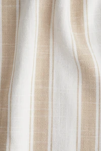 Linen-Blend Drawstring Pants