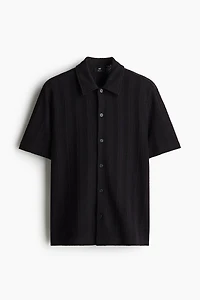 Regular Fit Jacquard-Knit Shirt