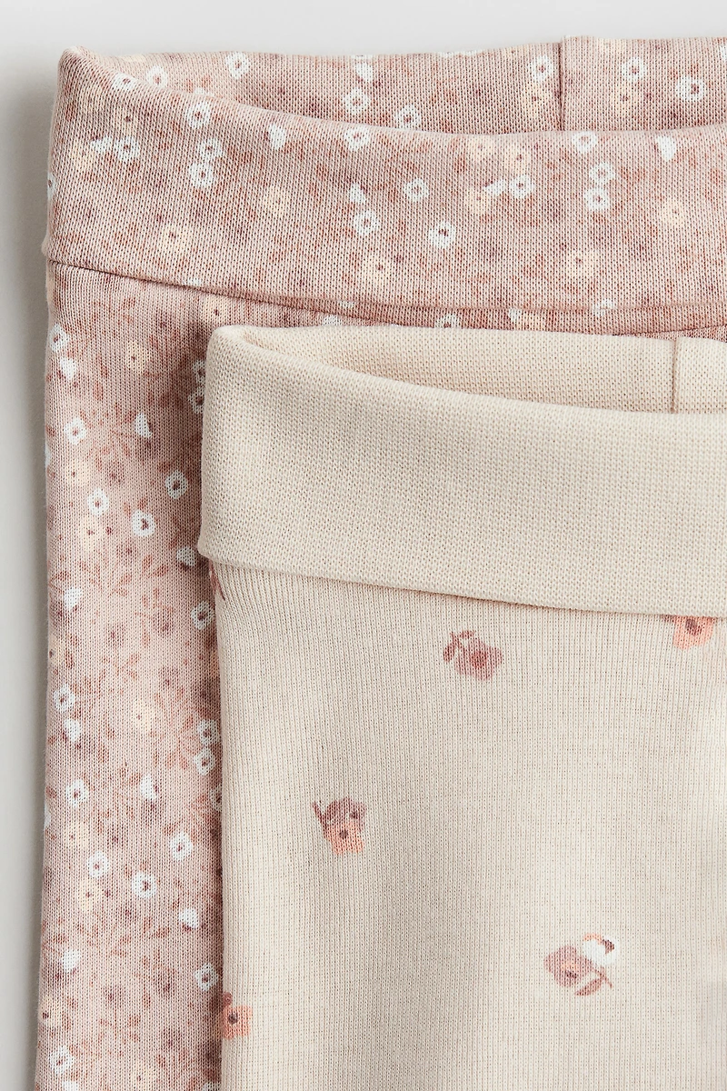 2-pack Cotton Jersey Leggings