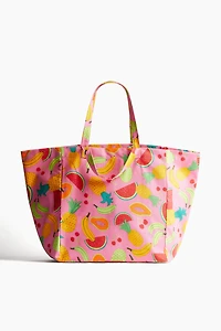 Patterned Beach Bag