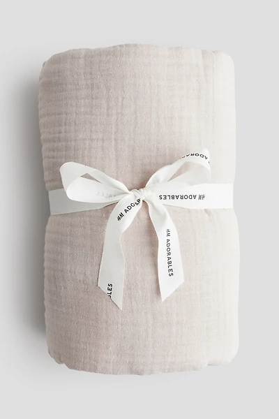 Muslin Crib Duvet Cover Set