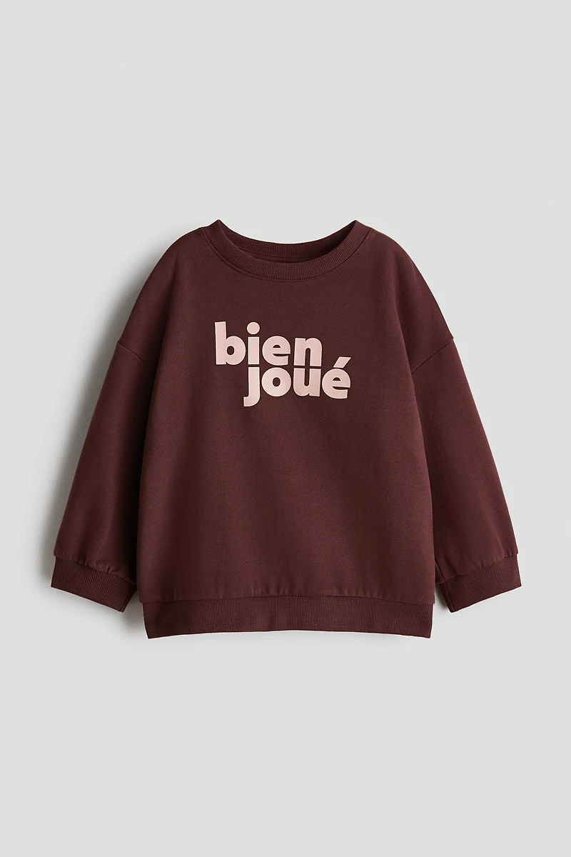 Printed Cotton Sweatshirt