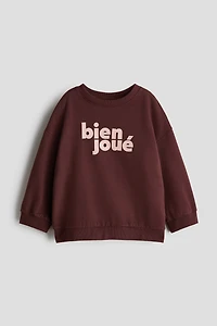 Printed Cotton Sweatshirt