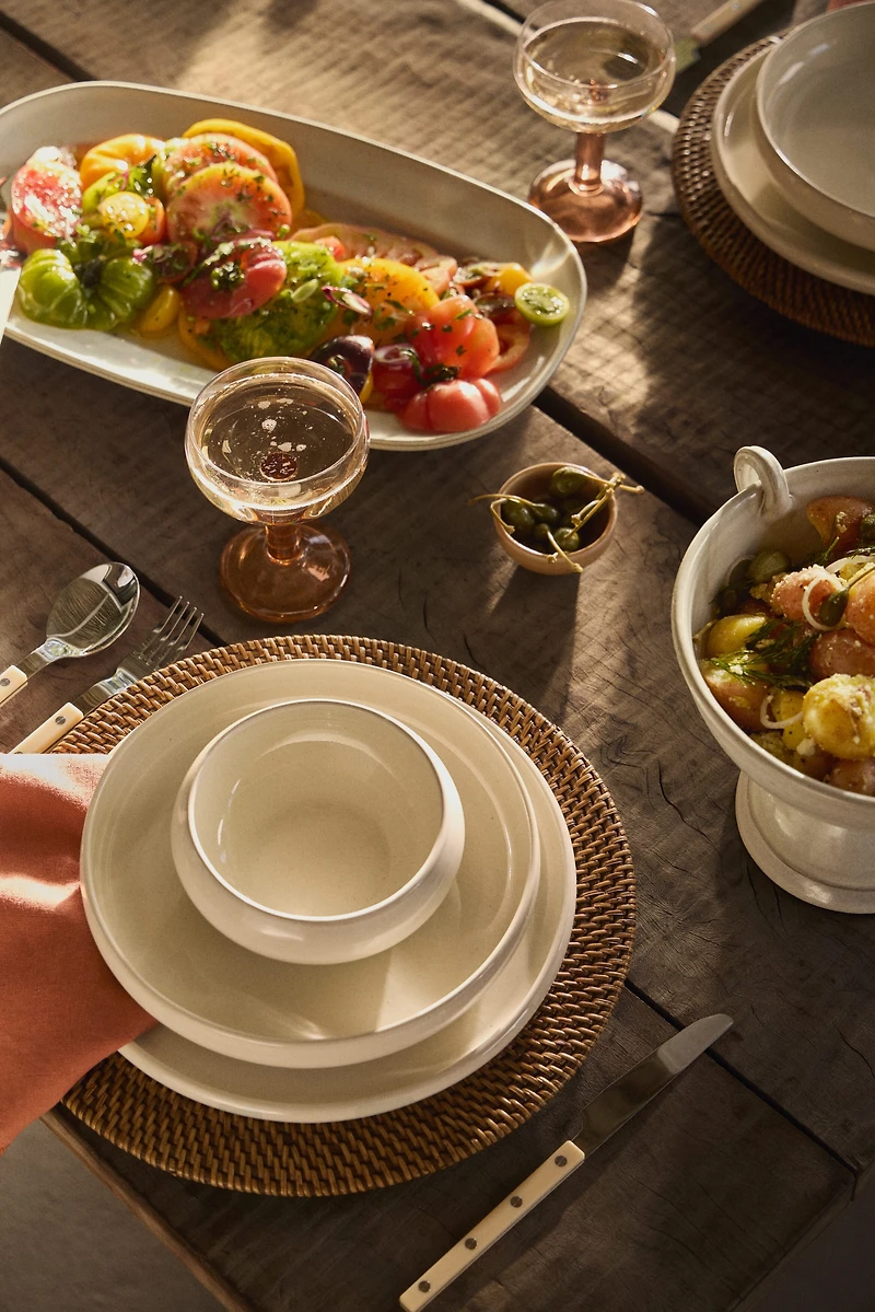 2-Pack Stoneware Dinner Plates