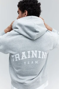 Oversized Fit Sports Hoodie