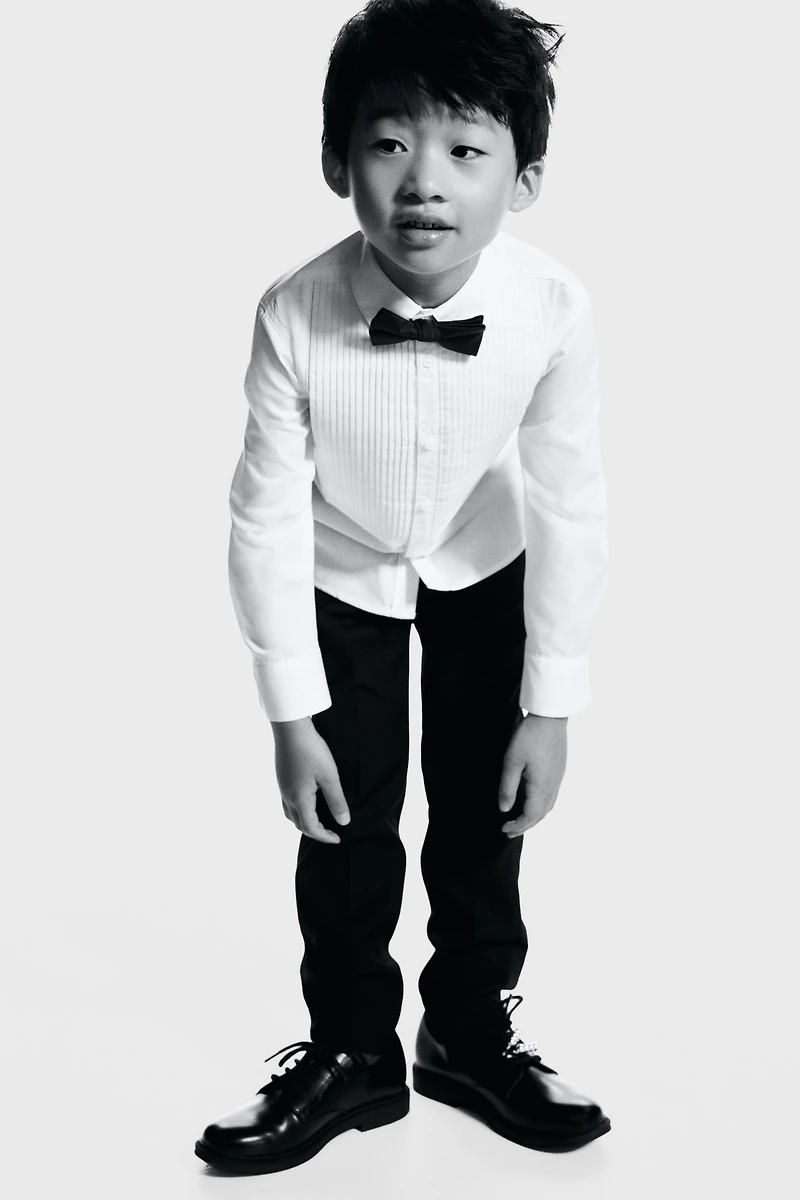 Tuxedo Shirt with Bow Tie