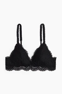Padded Soft-Cup Lace Bra