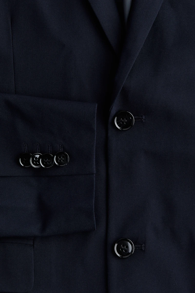 Slim Fit Single-Breasted Jacket