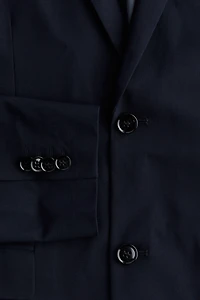 Slim Fit Single-Breasted Jacket