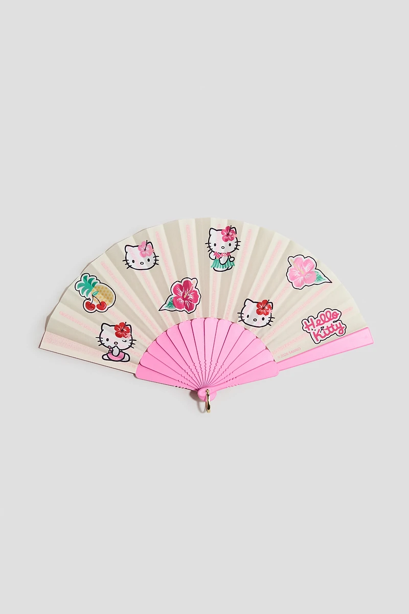 Motif-Detail Folding Fan