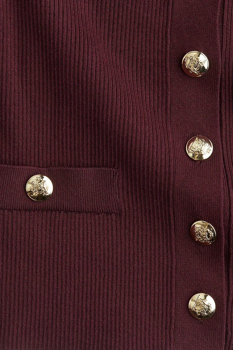 Short-Sleeved Cardigan