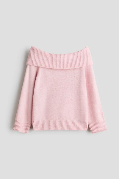 Off-the-Shoulder Sweater