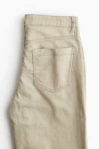 Straight Twill Pants