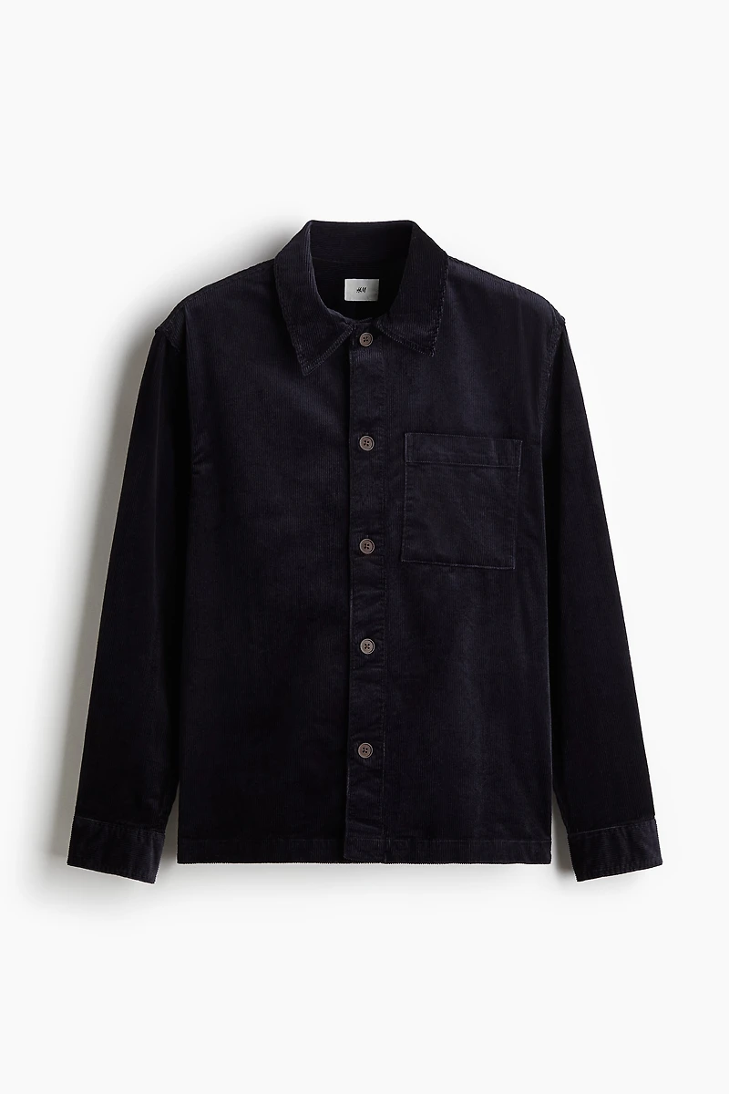 Regular Fit Corduroy Overshirt