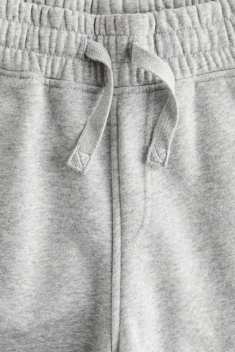Wide-Leg Brushed-Inside Joggers