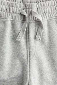 Wide-Leg Brushed-Inside Joggers