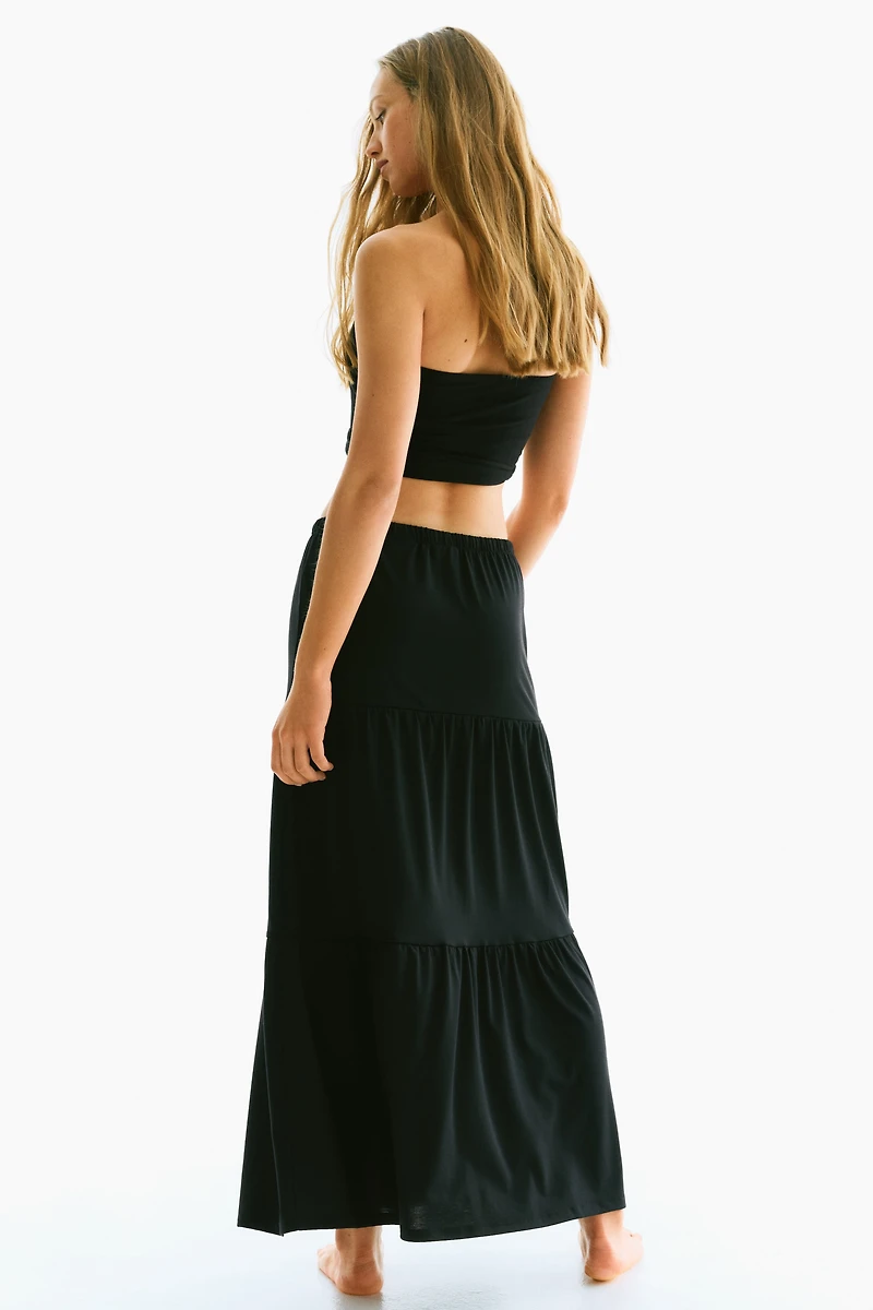 Tiered Maxi Skirt