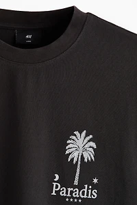 Relaxed-Fit Printed Cotton T-Shirt
