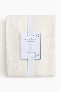 Lot de 1 rideau large en lin