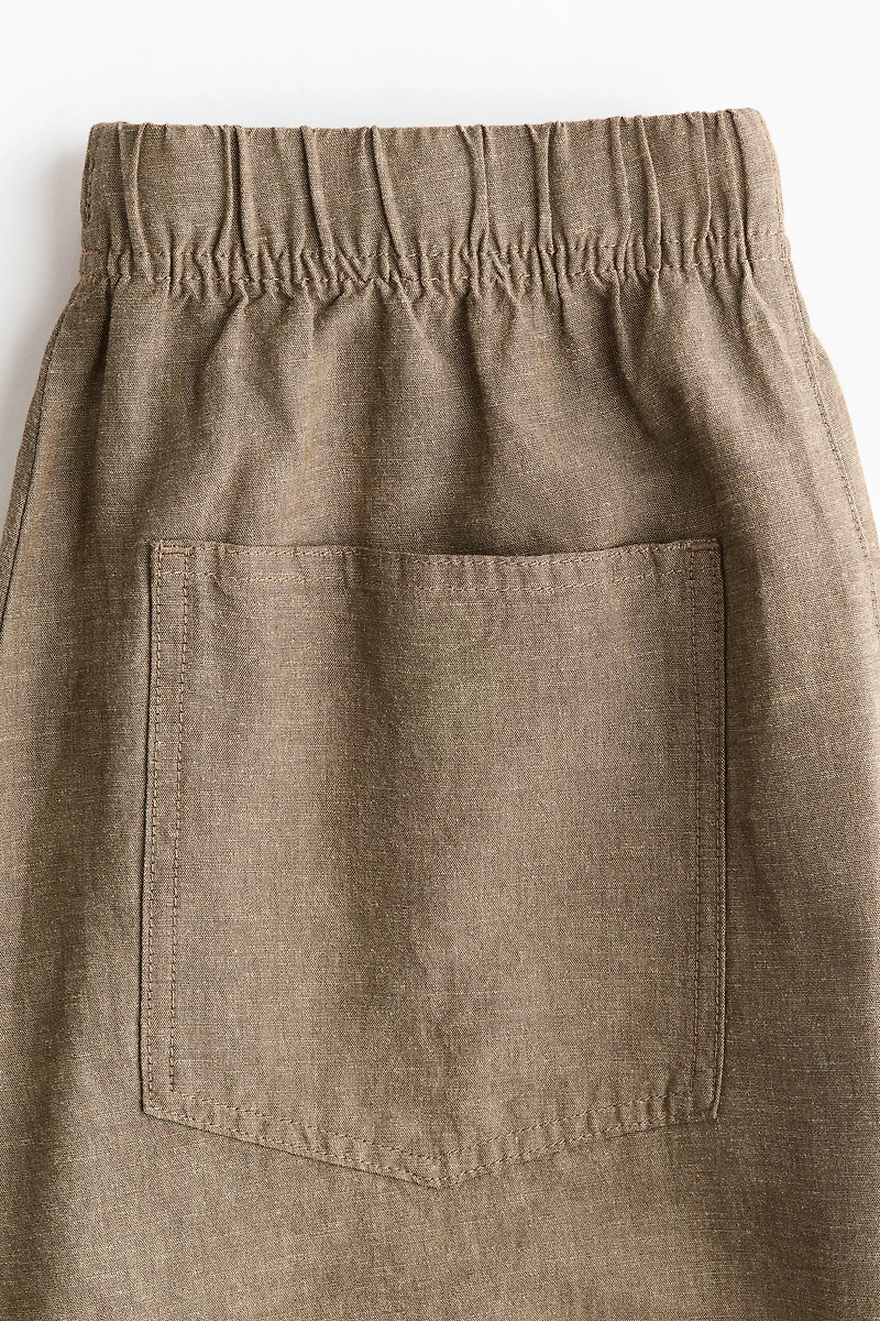 Straight-Leg Drawstring Pants