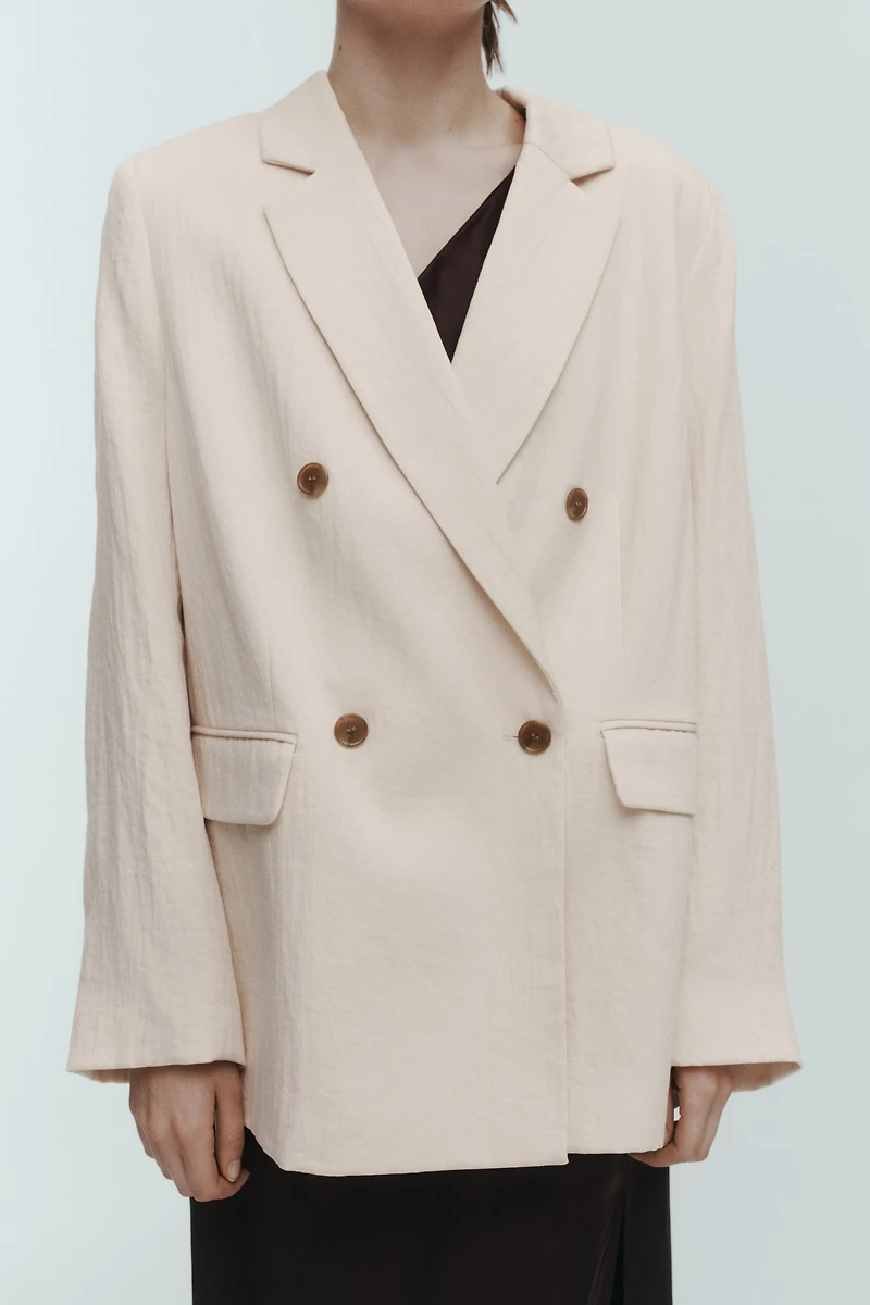 Blazer à fermeture croisée