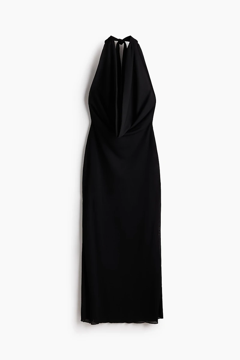 Robe maxi à encolure bénitier