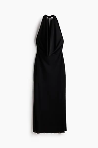 Robe maxi à encolure bénitier