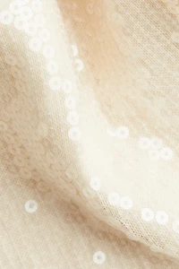 Haut court à sequins