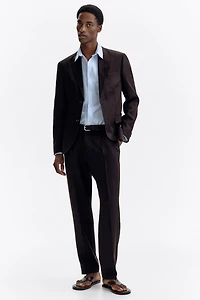 Regular-Fit Linen-Blend Jacket