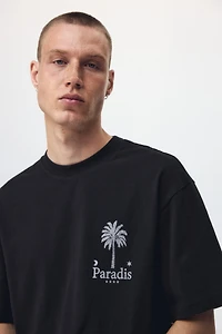 Relaxed-Fit Printed Cotton T-Shirt