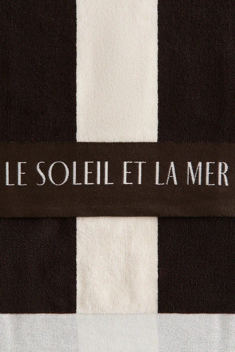 Striped Cotton Beach Towel