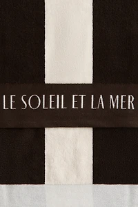 Striped Cotton Beach Towel